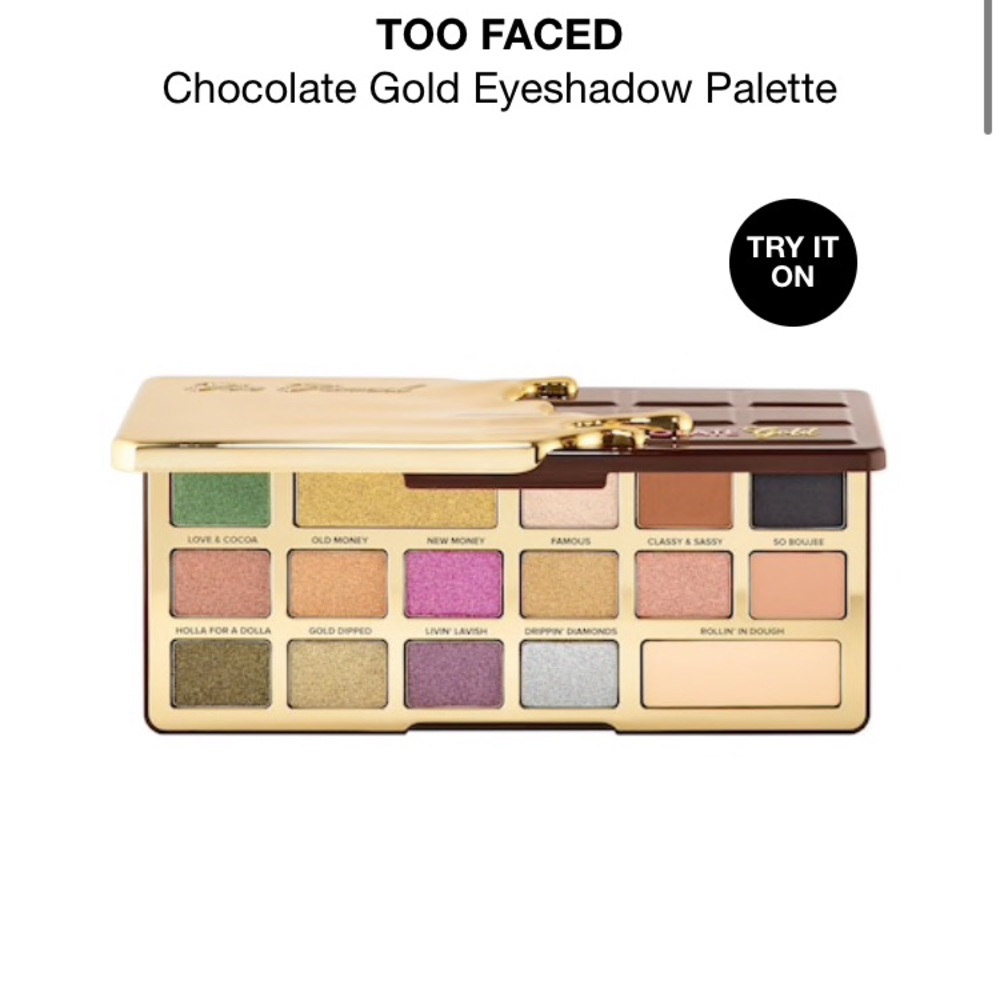 Too Faced Chocolate Gold Eyeshadow Palette